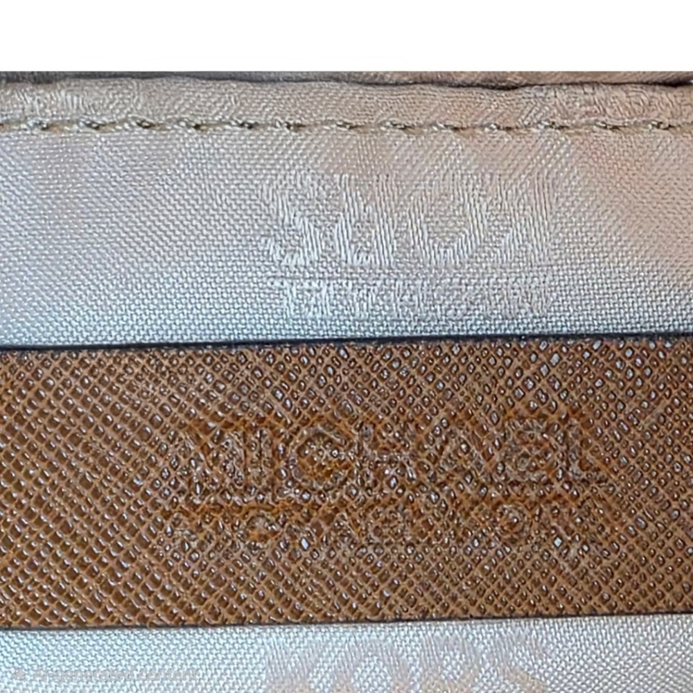 Michael Kors Tan Leather Tote Bag - Picture 3 of 14